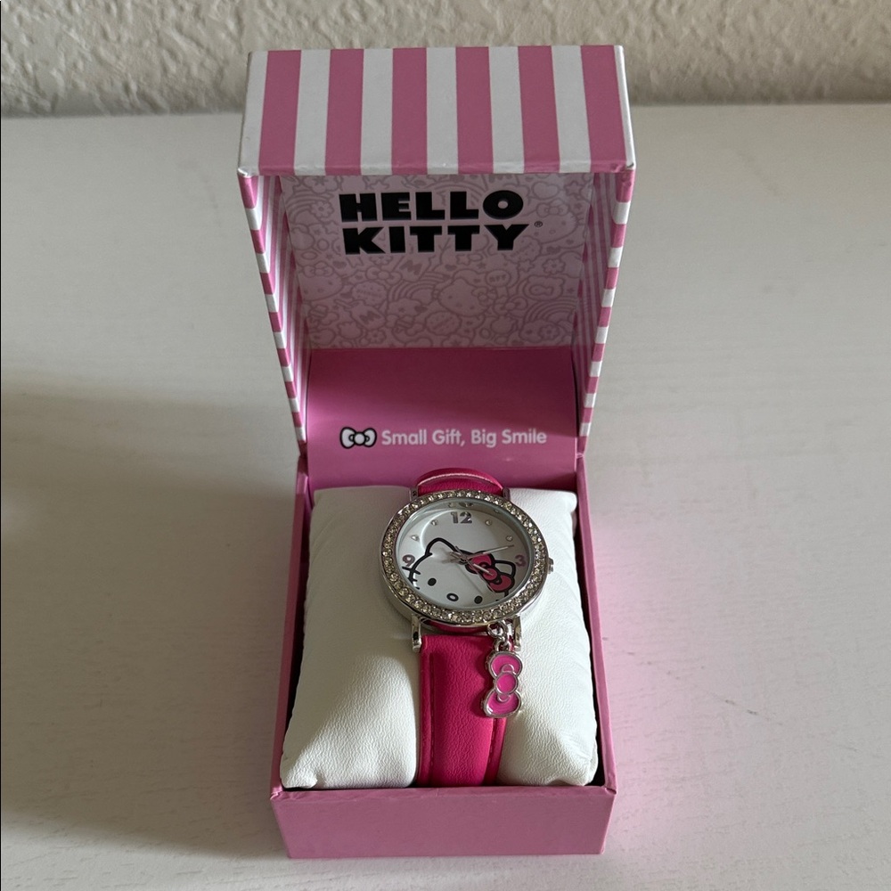 Hello Kitty Pink and Silver Watch